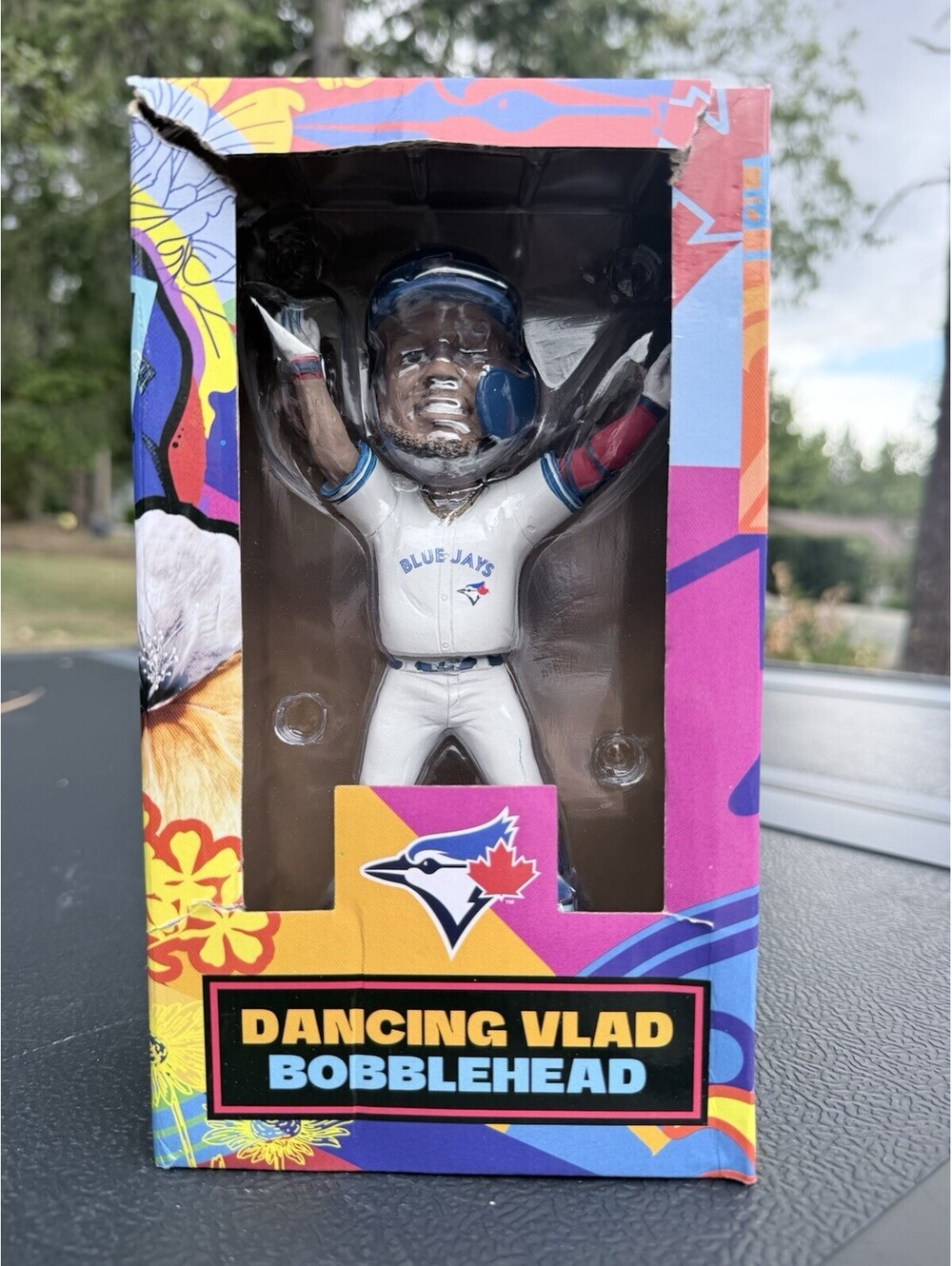 VLADIMIR GUERRERO JR. DANCING VLAD BOBBLEHEAD SGA SALSA NIGHT NEW! Box Not Mint